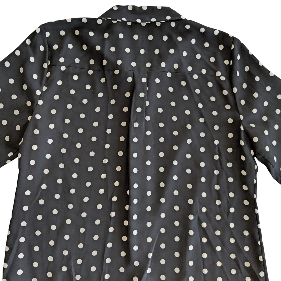 Vince Camuto Polka Dot Blouse Size Medium