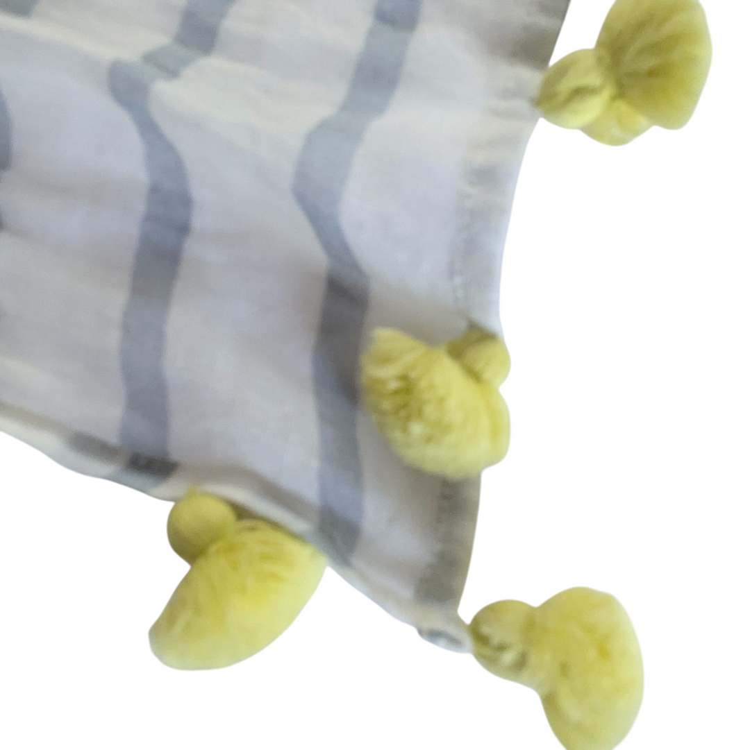 Pom Pom Scarf Wrap