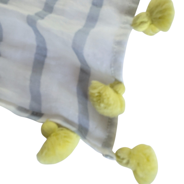 Pom Pom Scarf Wrap