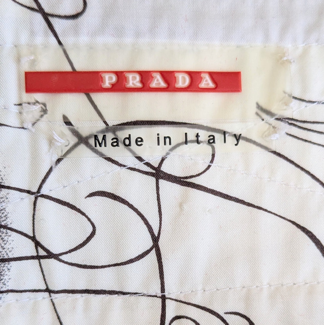 Prada Cotton Pleated Skirt Size 38/6