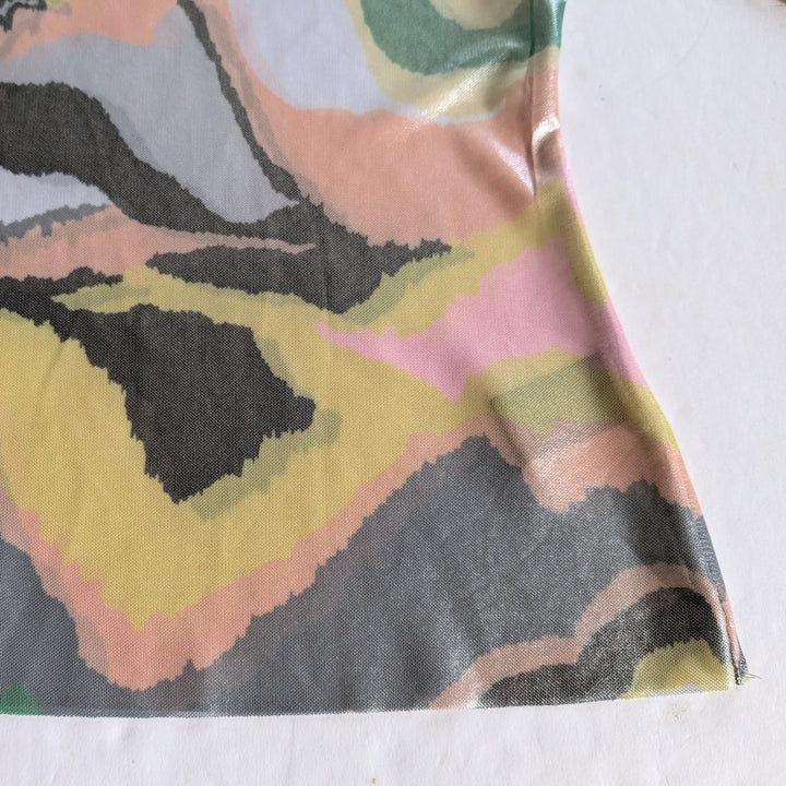AFRM Kaylee Foil Print Top Size Medium