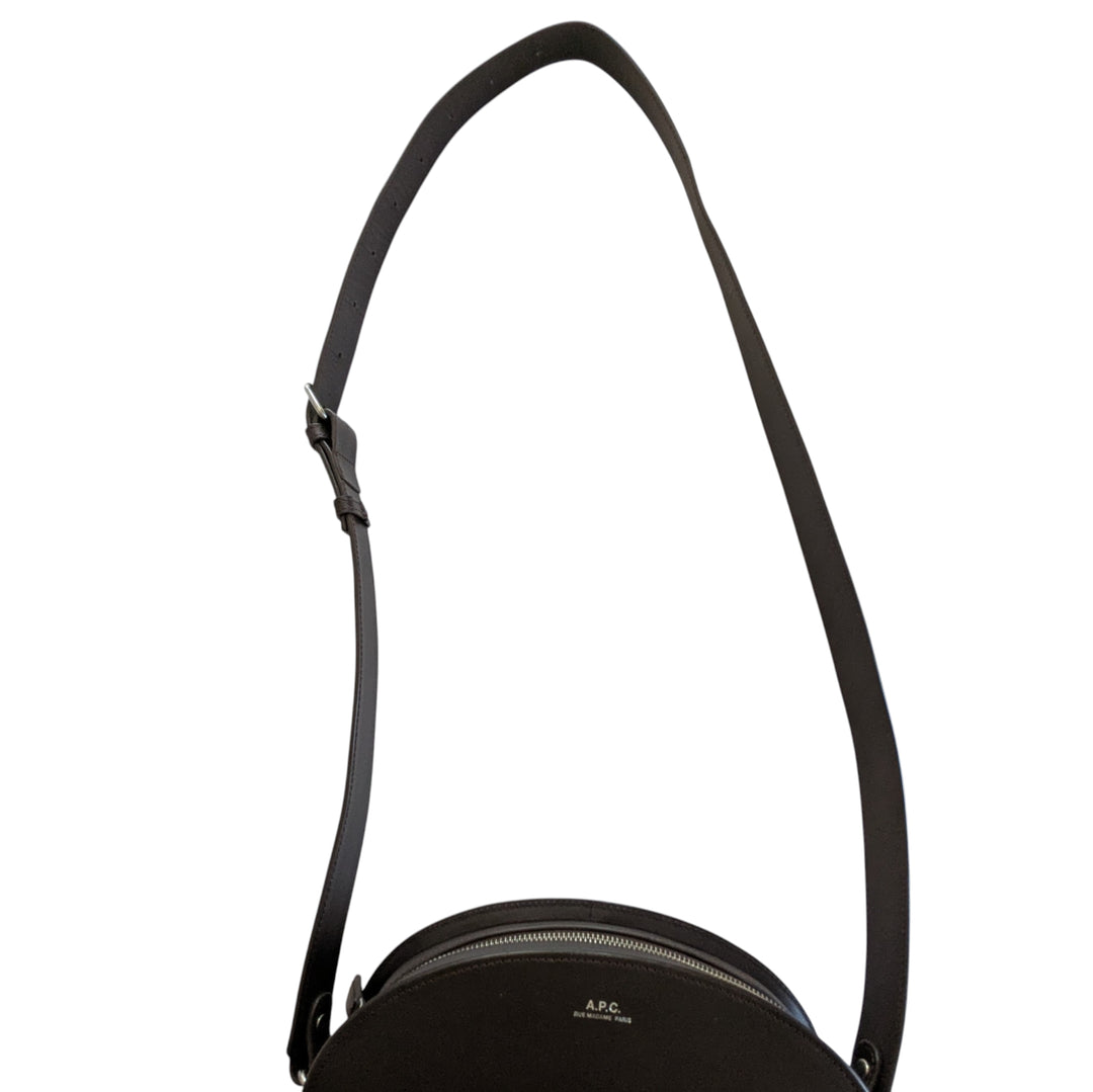 A.P.C. Leather Demi Lune Bag