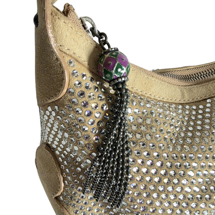 Jimmy Choo Grant Hobo with Crystals