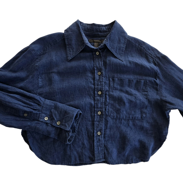 Banana Republic Linen Shirt Size XSP