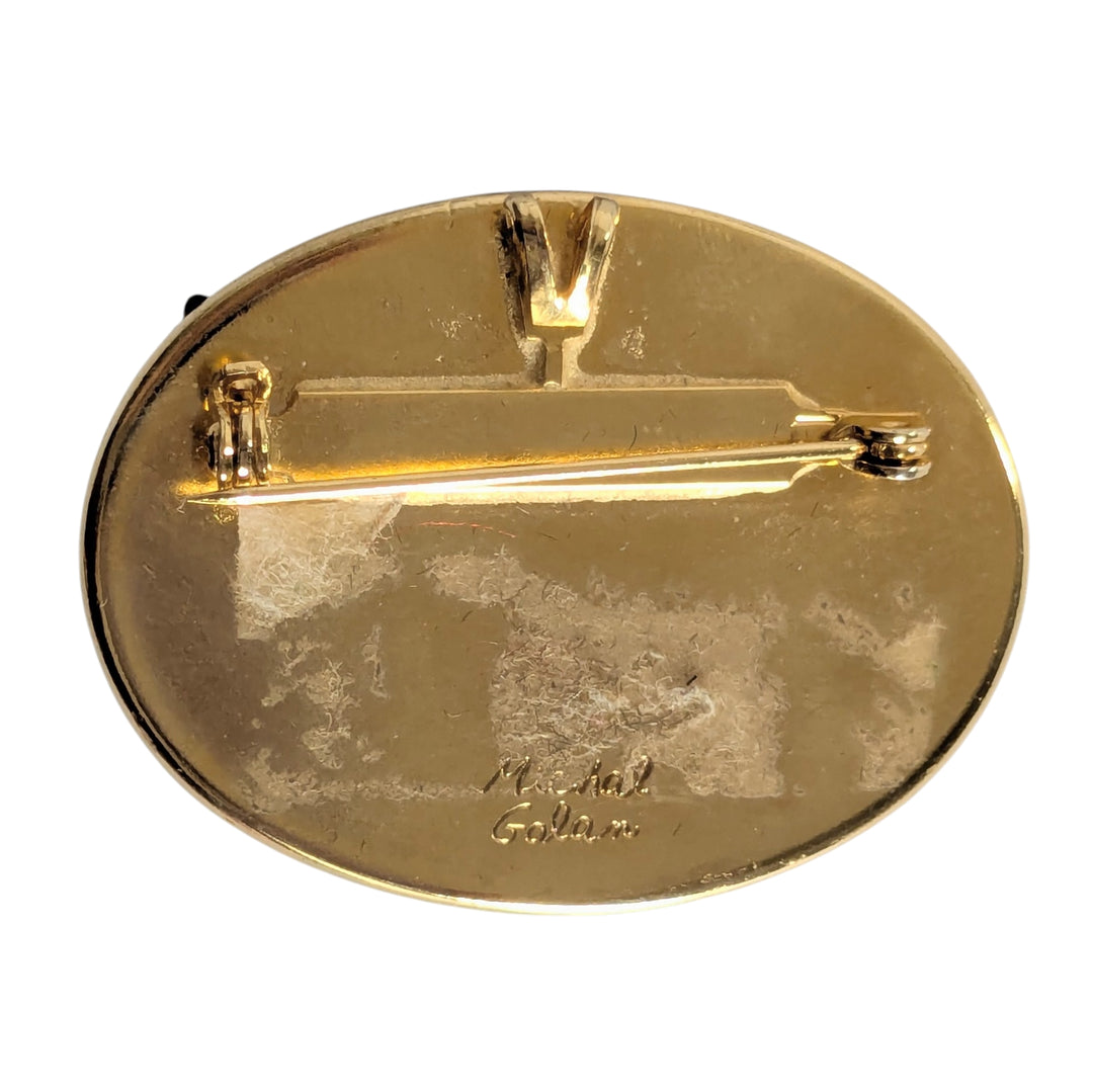 Mitch Golan Brooch and Earring Set