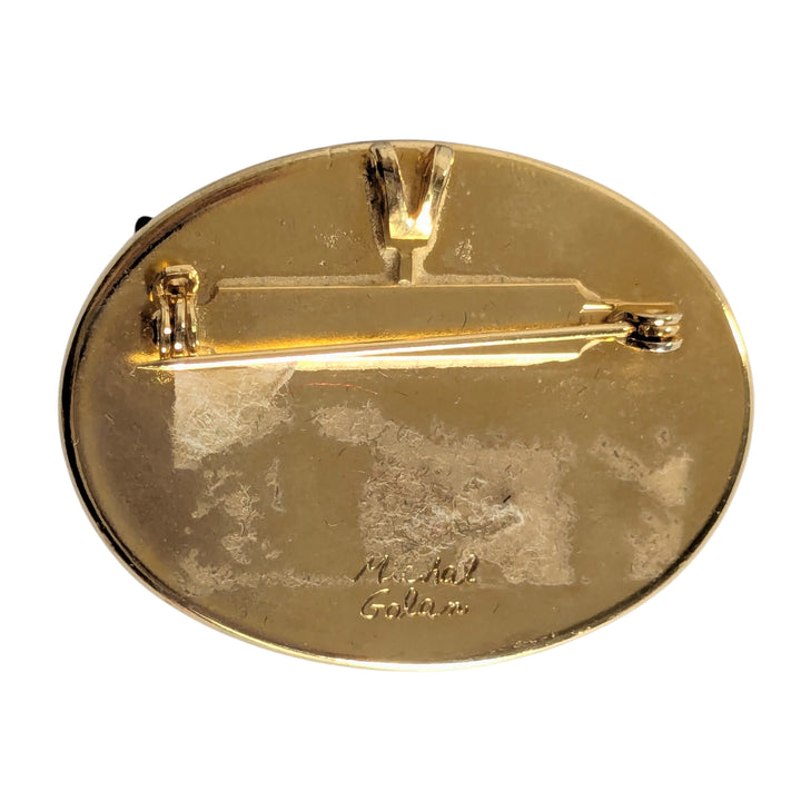 Mitch Golan Brooch and Earring Set