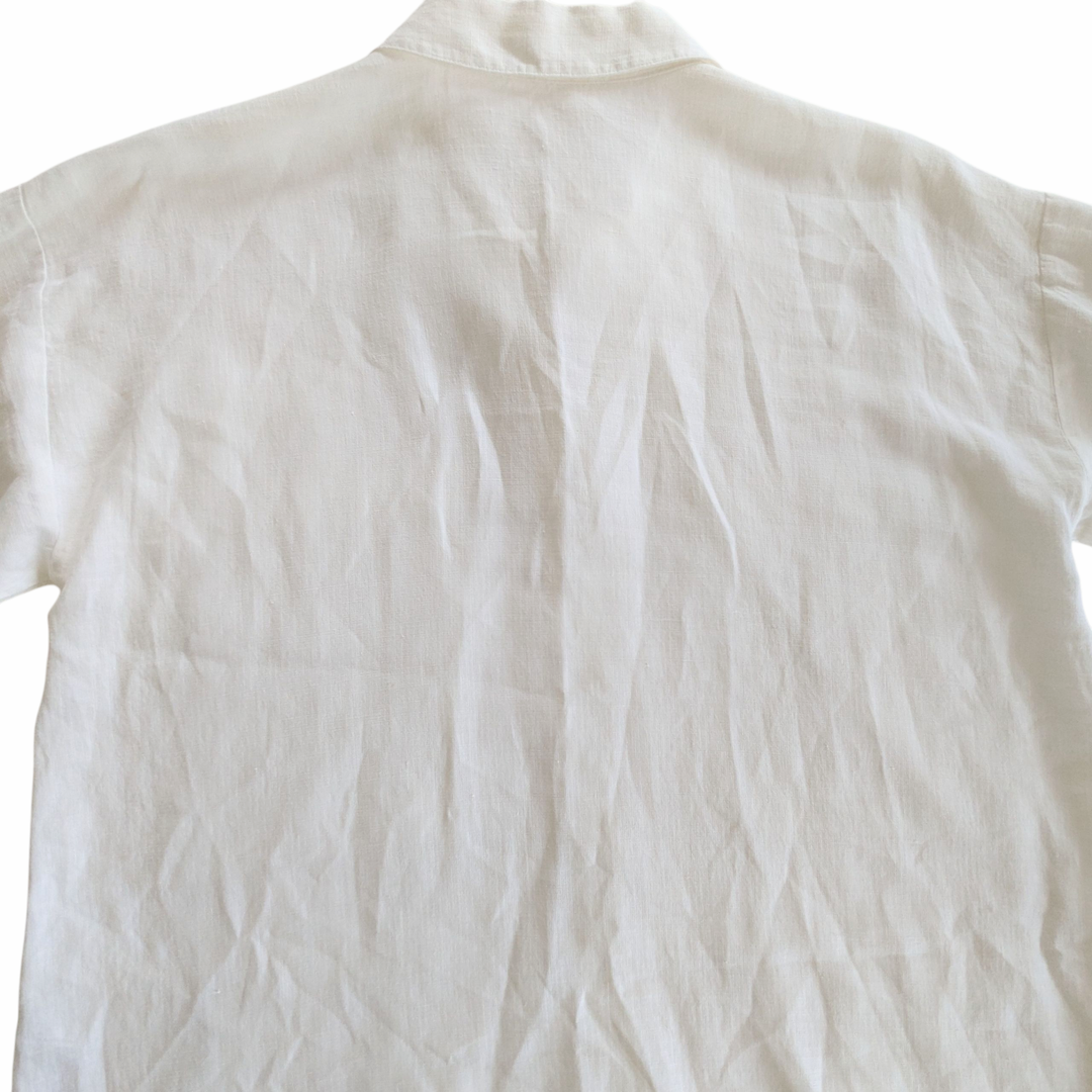 Eileen Fisher Linen Blend Top Size Large