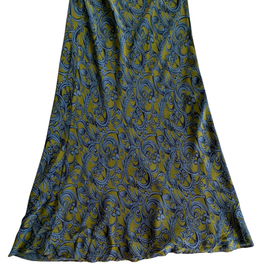 Tova-Celine Silk Vintage Midi Dress Size Large
