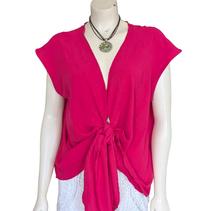 Zara Hot Pink Top Size Medium
