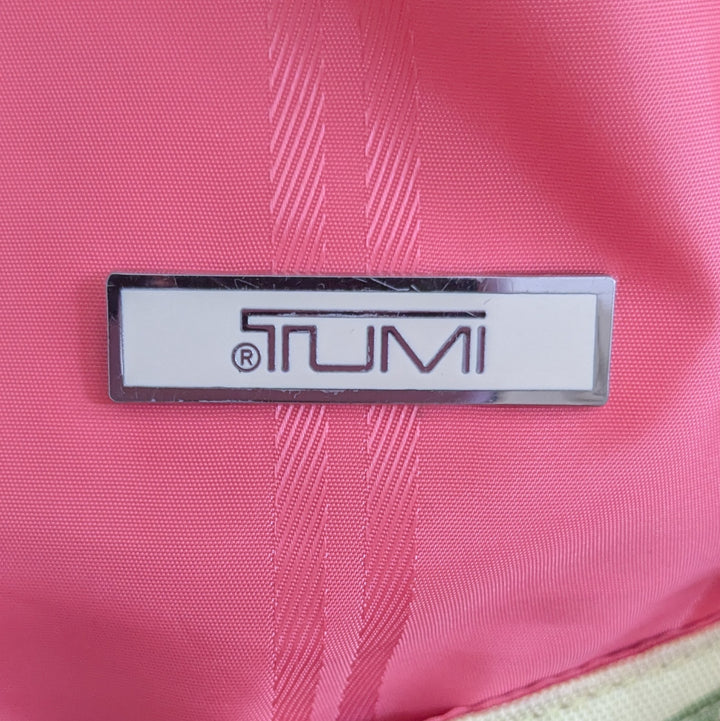 Tumi Canvas and Leather Weekend Bag
