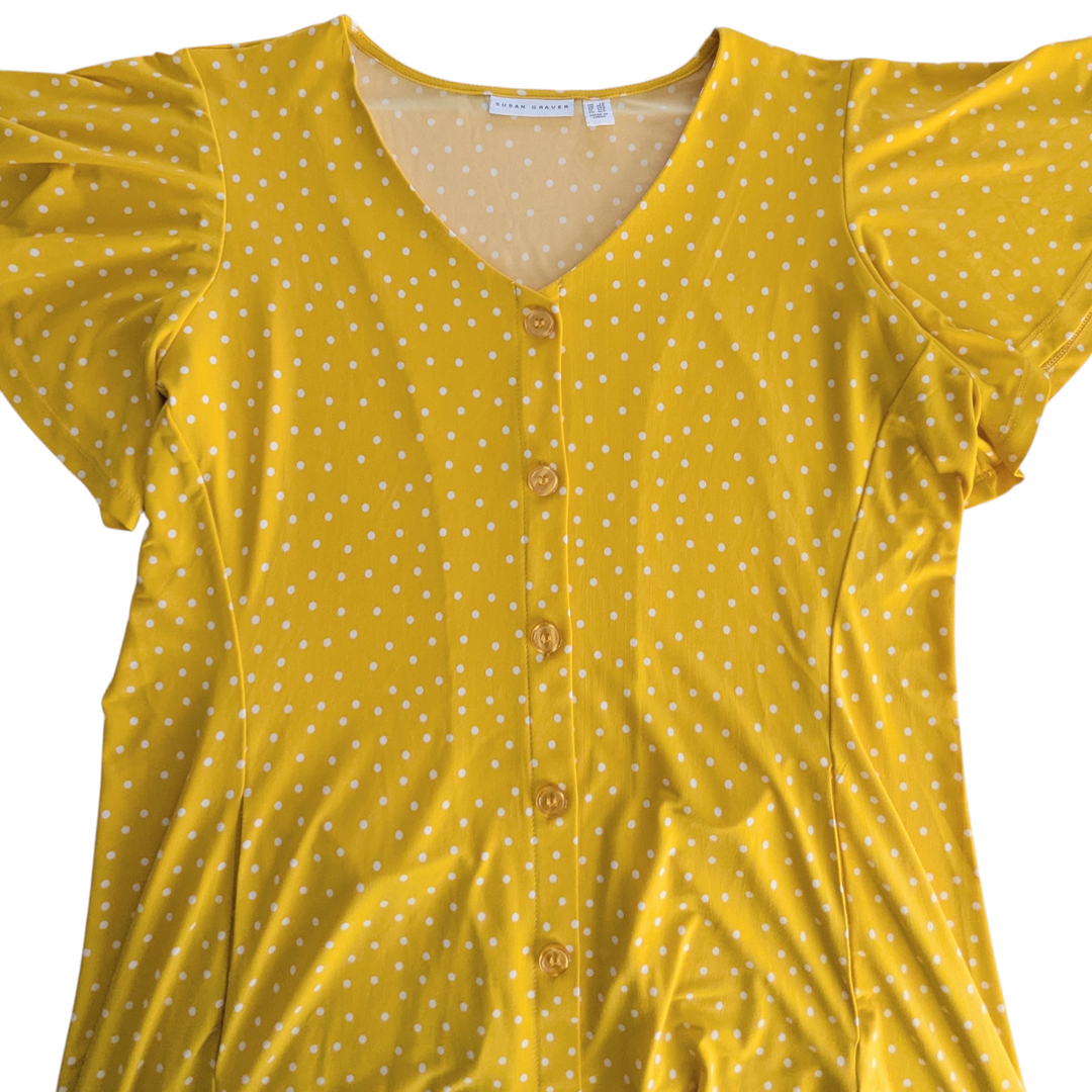 Susan Graver Jersey Knit Dress Size LP