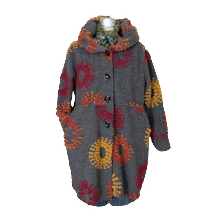 Giuseppa Wool Coat Size Large