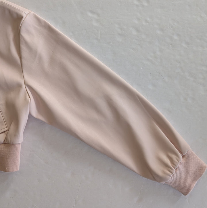 LAMARQUE Faux Leather Bomber Jacket Size XS