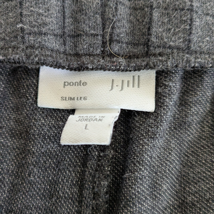 J. Jill Plaid Pull On Pants Size Large