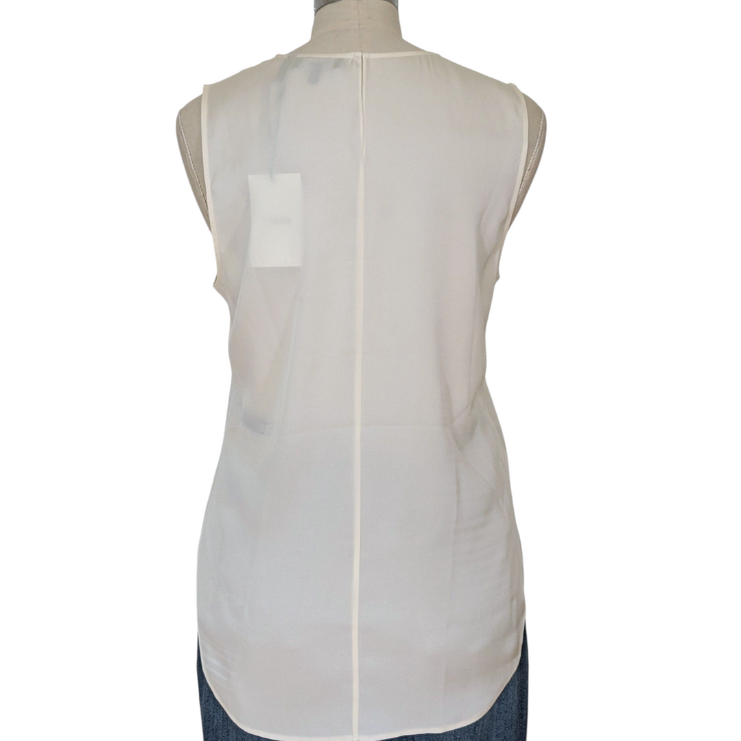 Theory Bringam Silk Stretch Shell Size Large NWT