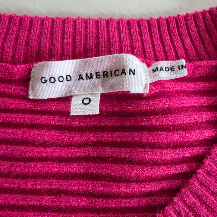 Good American Pink Sweater Size Medium
