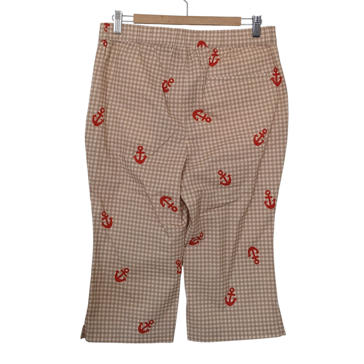Anthropologie Celedine Cropped Pants Size Medium