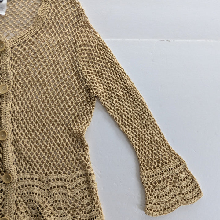 Jones New York Open Weave Cardigan Size 0X