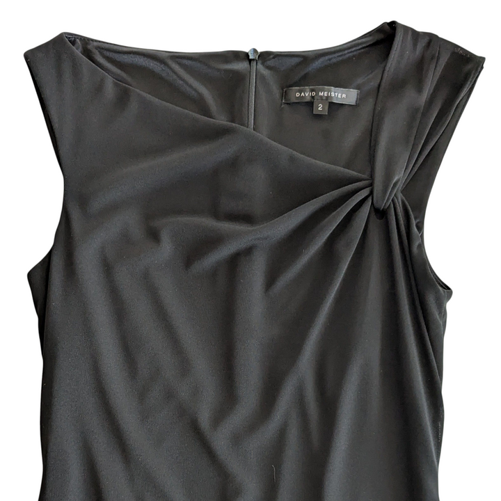 David Meister Asymmetrical Dress Size 2