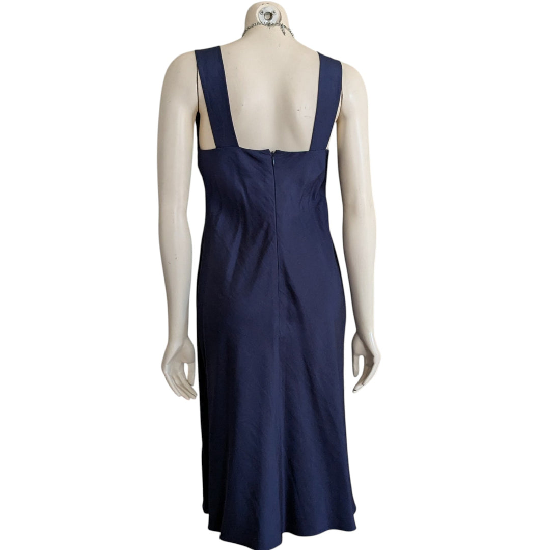 Giorgio Armani Shantung Midi Dress Size 40