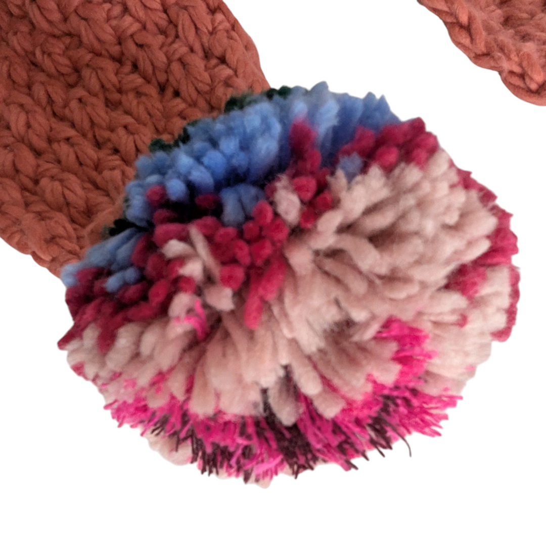 Anthropologie Pick A Pom Pom Scarf