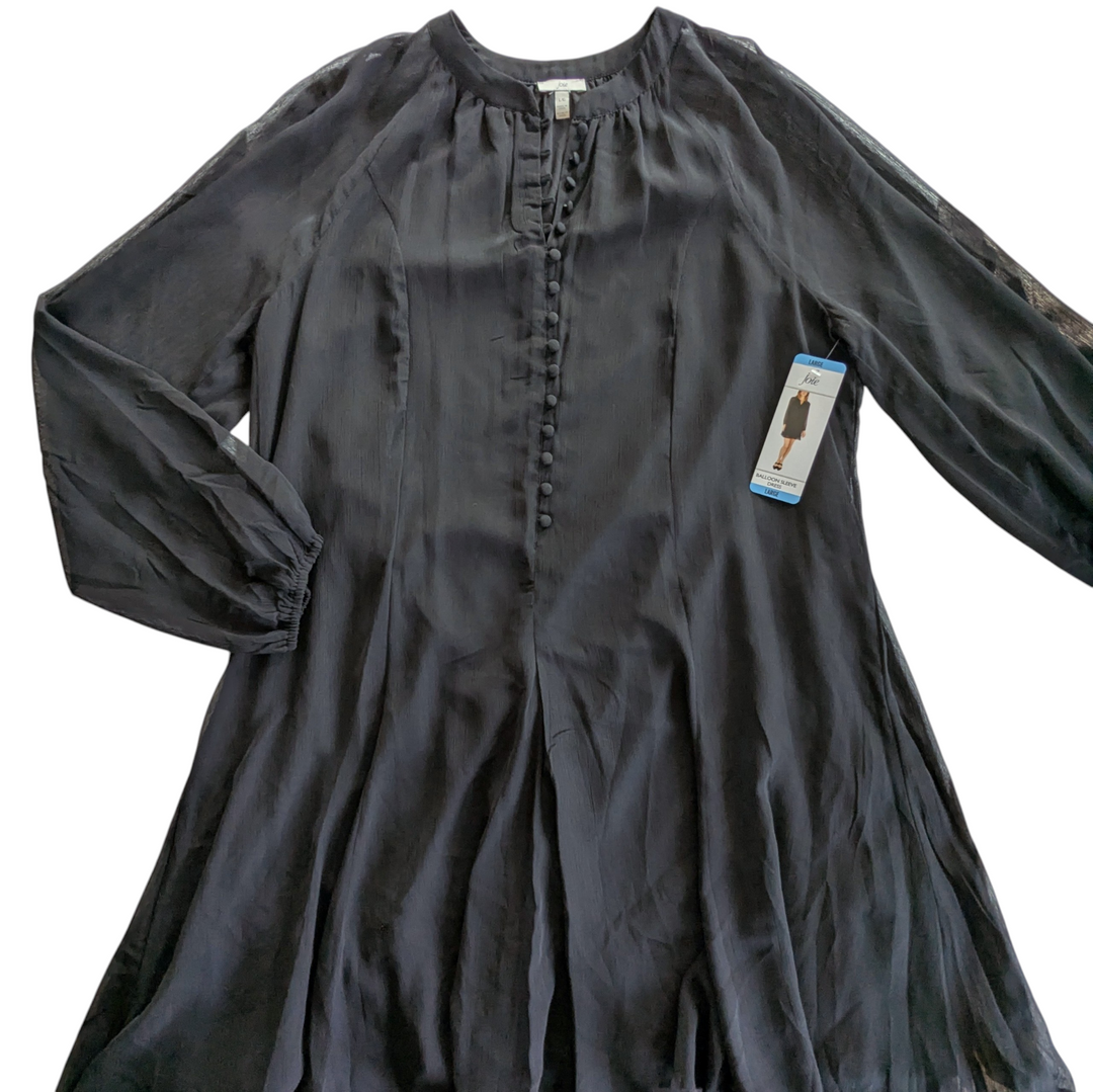Joie Balloon Sleeve Dress Size Large