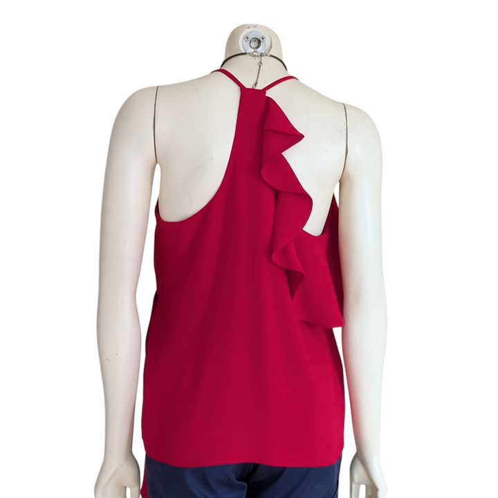 Amanda Uprichard Red Cairo Top Size Medium