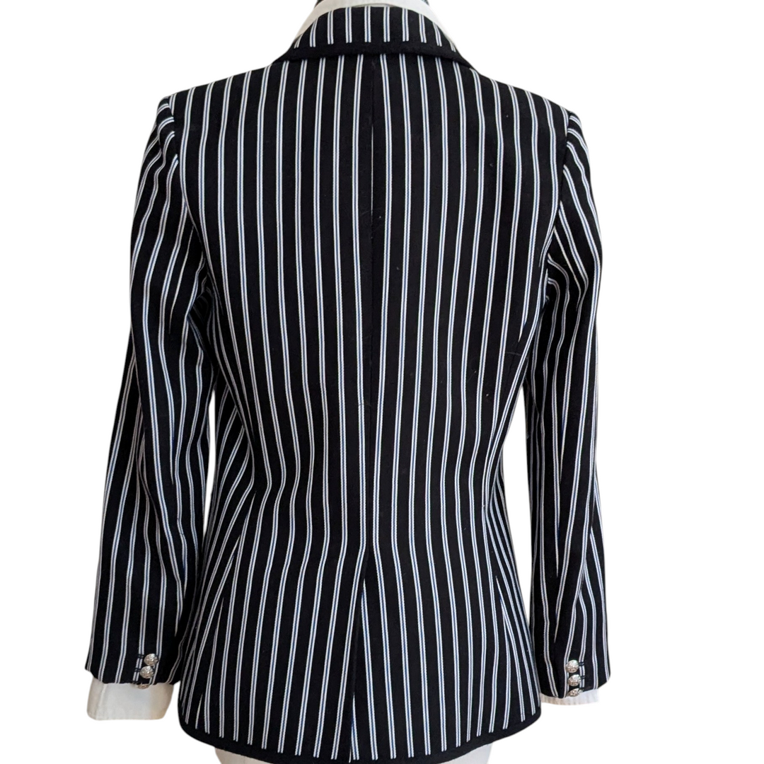 Veronica Beard Striped Cotton Blazer Size 8