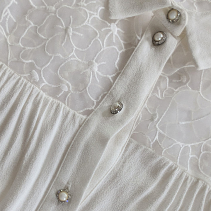Paul & Joe Paris White Blouse Size 4