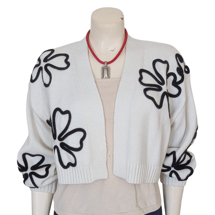 Anthropologie Saachi Cropped Cardigan Size Small