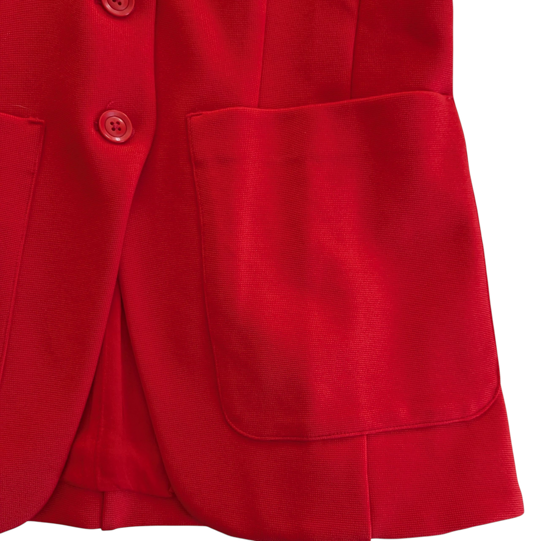 Anthropologie Maeve Scoop Neck Cut Away Blazer Size Medium NWT