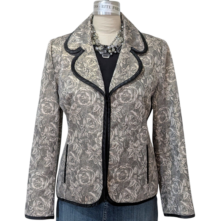 Laura Ashley Brocade Blazer Size XL