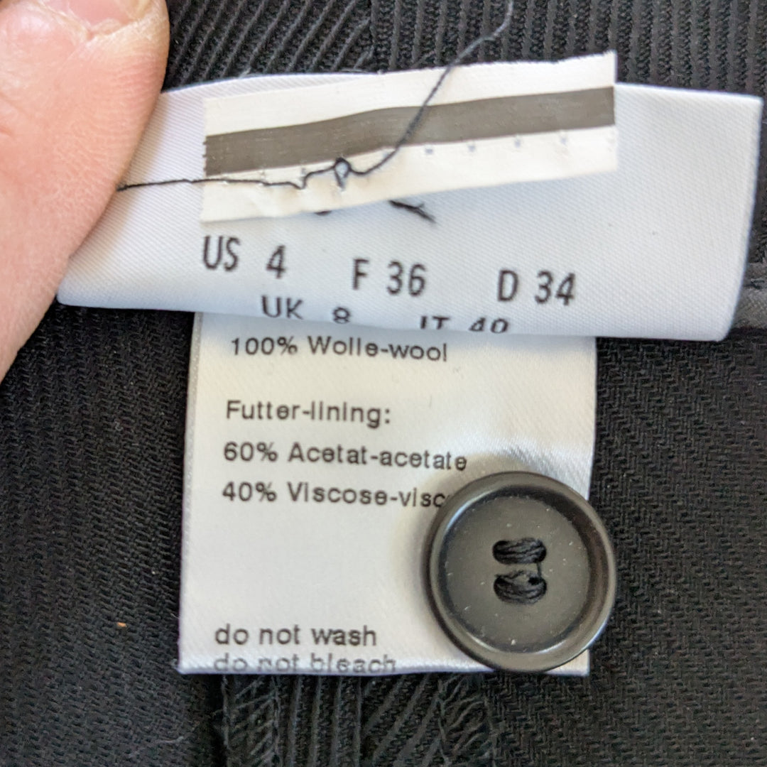 AKRIS Punto Black Jogger Style Pants Size 4