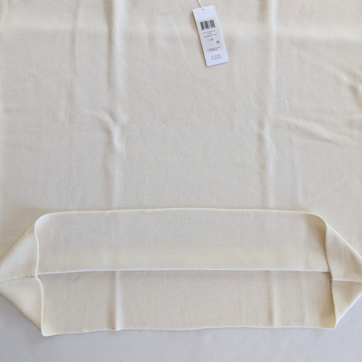 Eileen Fisher Cream Silk Top Size Large NWT