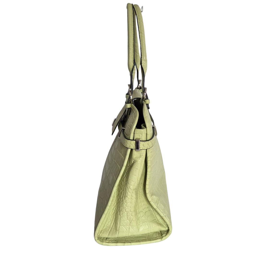 Kesslord Camilia Embossed Leather Satchel