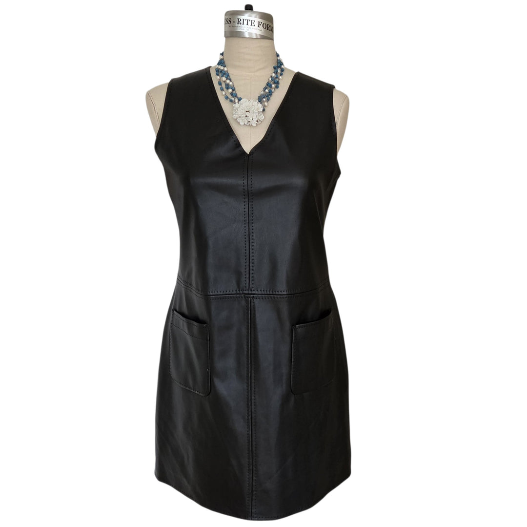 Max Studio Faux Leather Dress Size Medium