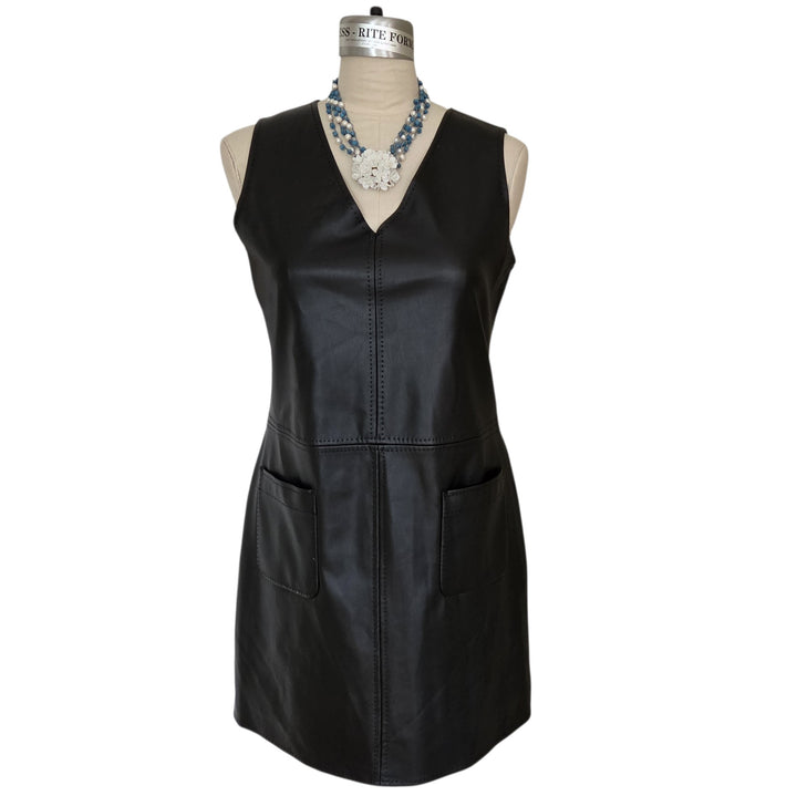 Max Studio Faux Leather Dress Size Medium