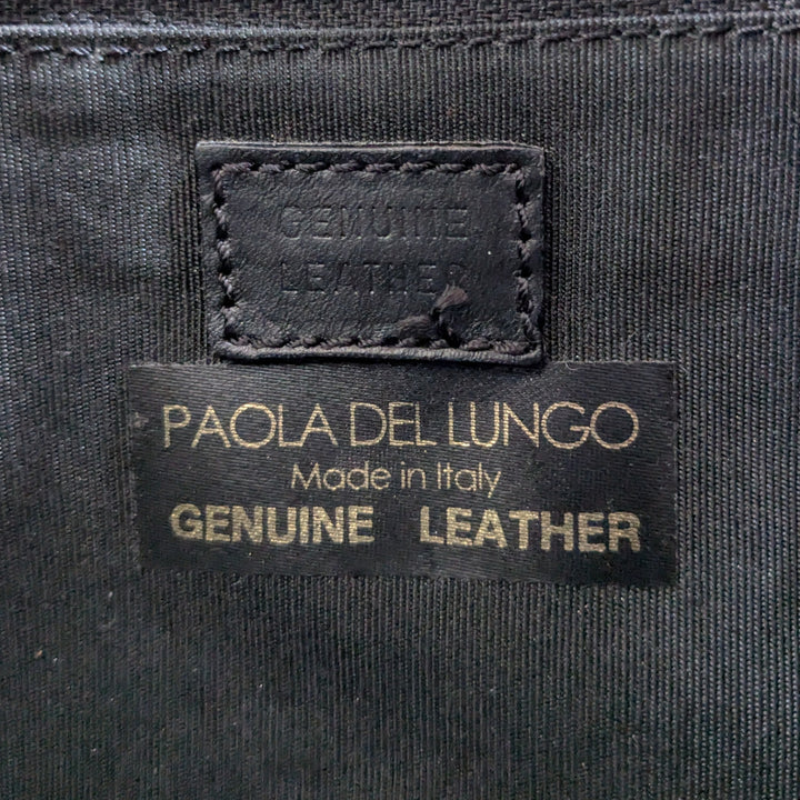 Paola Del Lungo Leather Clutch