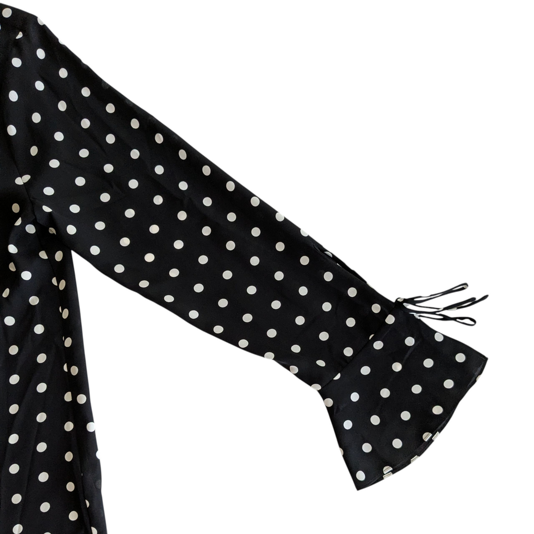 Vince Camuto Polka Dot Blouse Size Medium