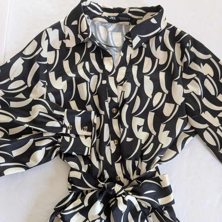 Zara Zebra Print Dress Size Medium
