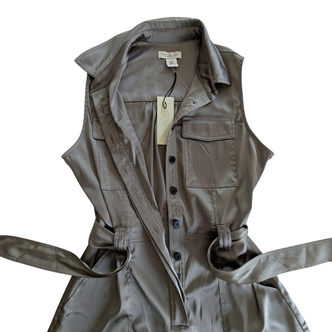 Rachel Zoe Satin Romper Size 8