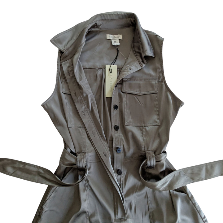 Rachel Zoe Satin Romper Size 8