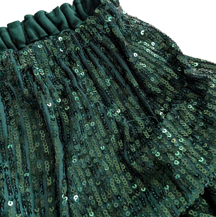 Cece Green Sequin Top Size Medium