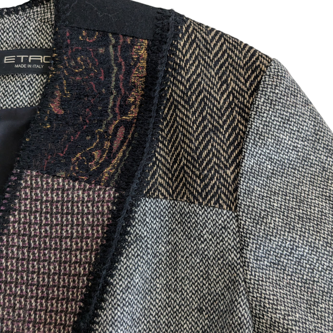 Etro Wool Blend Flared Dress Size 42/6