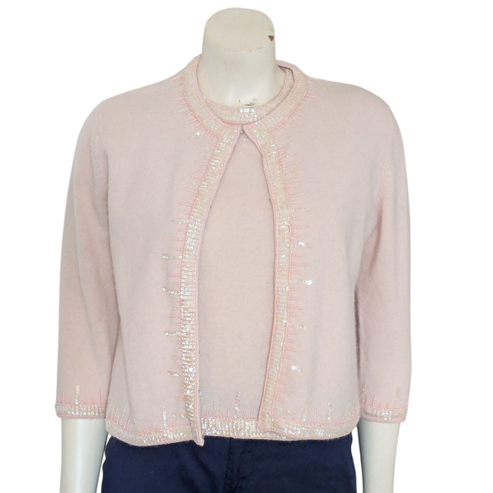 Talbots 2 Piece Sweater Set Size Medium Petite