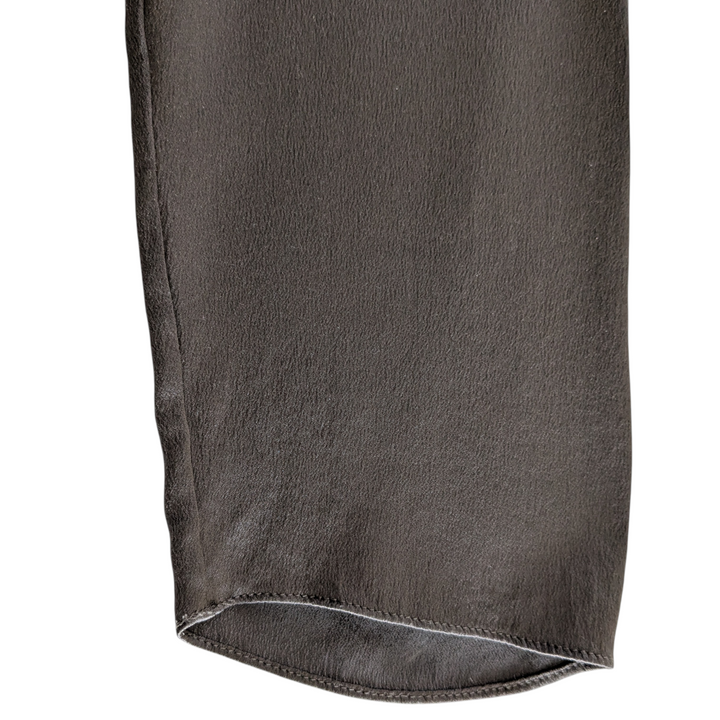 Vince Grey Silk Blouse Size XS