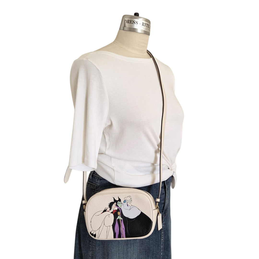 Disney x Coach Mini Jamie Camera Bag with Villains Motif CC219