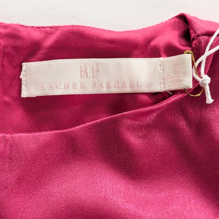 Rachel Parcell Hot Pink Midi Dress Size 4 NWT