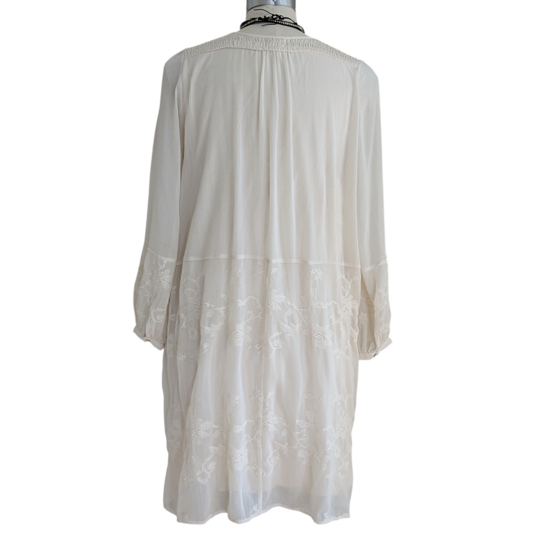 Anthropologie Tiny Luisa Cream Dress Size Small