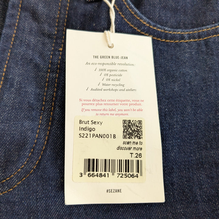 Sezane Brut Sexy Cropped Jeans Size 26